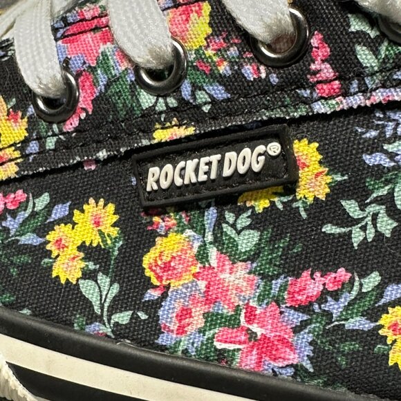 ROCKET DOG Jazzin Sneakers - Size 8 - Flower Pattern Shoes - Picture 5 of 10